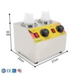 ⁦جهاز تسخين الشوكولاتة ثنائي⁩ - الصورة ⁦3⁩