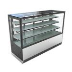 ثلاجة عرض حلويات بزجاج مربع 120 سم