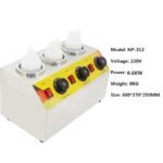 ⁦جهاز تسخين الشوكولاتة الثلاثي⁩ - الصورة ⁦2⁩