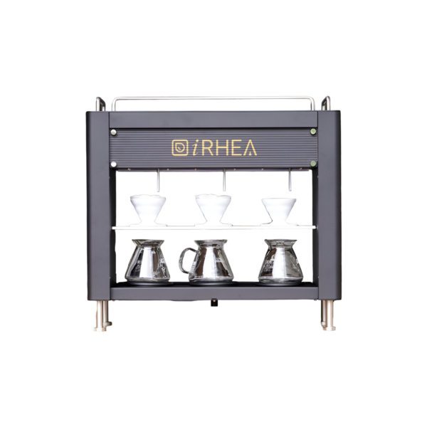 جهاز iRhea M3 Pro تحضير قهوة التقطير الاوتوماتيكي ب 3 مجموعات مع سخان مزدوج