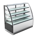 ثلاجة عرض حلويات بزجاج مقوس 180 سم