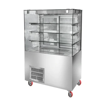 Stainless Steel Dessert Display Refrigerator 100 cm