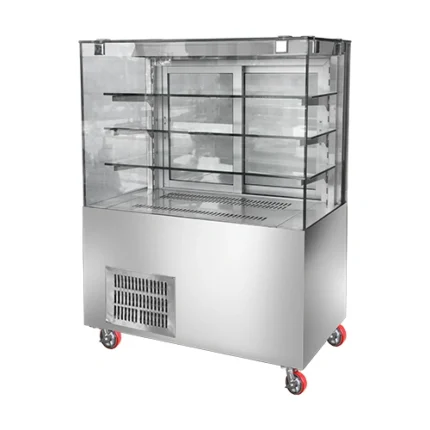 Stainless Steel Dessert Display Refrigerator 150 cm