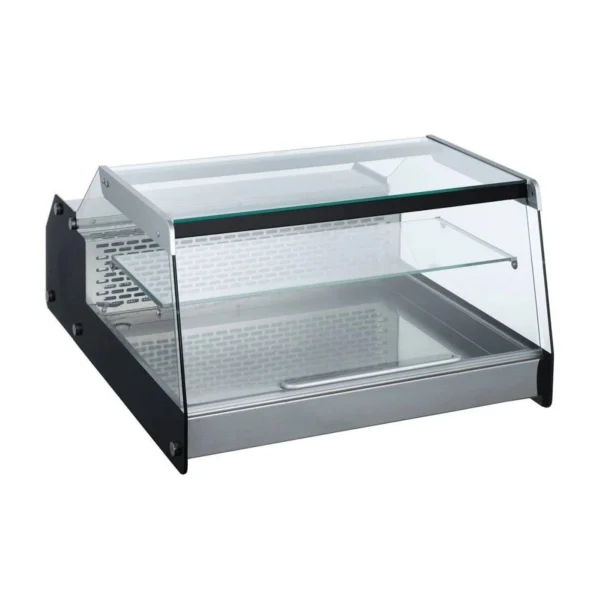 Countertop Dessert Display Refrigerator Flat Glass 107 cm