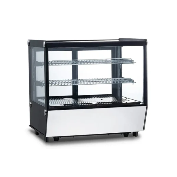 Countertop Dessert Display Refrigerator 89 cm flat glass shelf