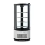 ثلاجة عرض حلويات كاونتر 3 ارفف دوارة 100 لتر