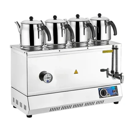 Electric tea samovar Steam Tea Maker 4 pitchers