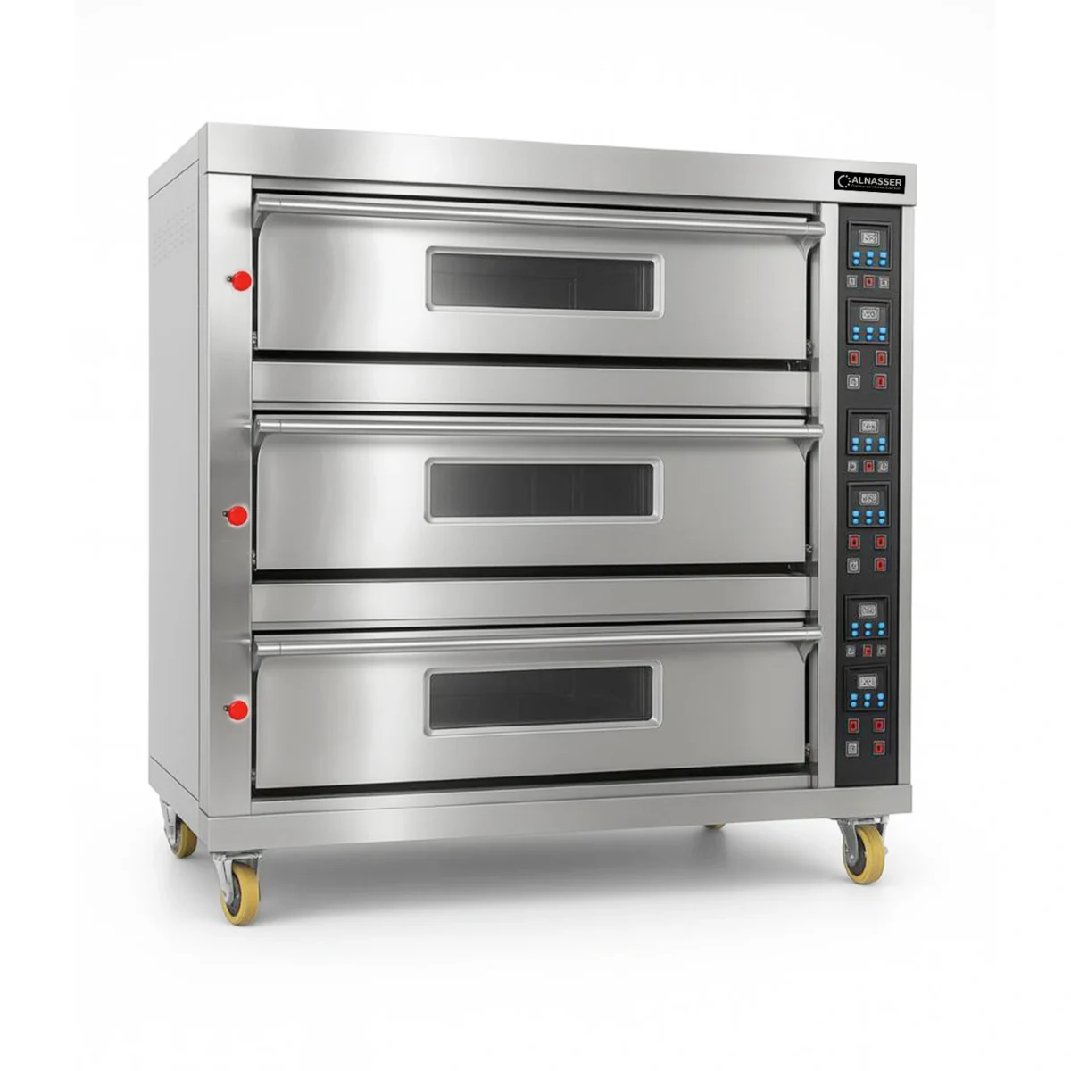 Gas oven 3 floors 6 trays stone surface 133 cm - Image 1