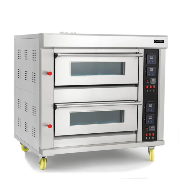 Gas oven Bunk 6 trays Stone surface 177 cm