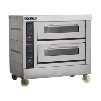 BERJAYA Electric Oven 4 Trays 2 Decks Stone Surface