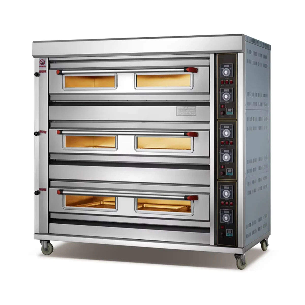 Gas oven 3 floors 9 trays - Image 1