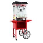 ماكينة فشار سوداء بالعربة جولدن ايس