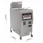 قلاية كهرباء ديجيتال سينجل مفتوحة مع فلتر تنقية الزيت 40 لتر