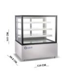 ثلاجة الحلويات والأطعمة 124سم سعة 590 لتر
