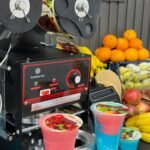 ماكينة تغليف كاسات العصير نصف اتوماتيك