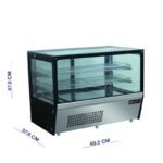 ثلاجة عرض علي طاولة 70 سم