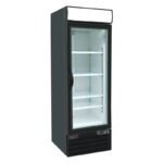 ثلاجة مشروبات زجاج 1 باب أسود 578 لتر
