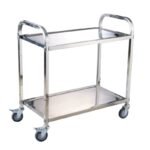 طاولة خدمات 2 رف ستيل