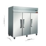 فريزر ستيل رأسي 3 باب