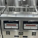 قلاية كهرباء ديجيتال مزدوجة مفتوحة 40*2لتر (مع فلتر تنقية الزيت)