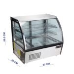 ثلاجة عرض علي طاولة مقاس 70 سم