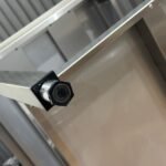 ⁦طاولة قابلة للتجميع ستانلس ستيل 304 مدعمة مع رف سفلي 120سم⁩ - الصورة ⁦2⁩