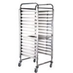 ترولي ستيل 15 رف مقاس 40*60