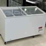 ⁦فريزر أبيض باب زجاجي 316 لتر⁩ - الصورة ⁦2⁩