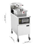 قلاية ضغط بروستد كهربائية سعة 25 لتر 6-7 دجاجات (مع فلتر تنقية زيت)