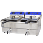 قلاية كهربائية 2 حوض بسعة 16+16 لتر مع بزوز من دايموند