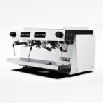 ماكينة قهوة ايطالي 2قروب ابيض Officin Alegra (DINAMICA)