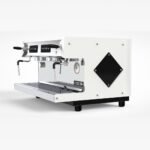 ماكينة قهوة ايطالي 2قروب ابيض Officin Alegra (LAMENA)