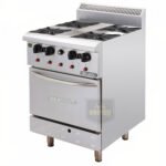 موقد غاز 4 شعلات مع فرن ماليزي BERJAYA