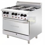 موقد غاز 6 شعلات مع فرن ماليزي BERJAYA