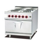 موقد كهرباء مع فرن 4 عين مربع من دايموند