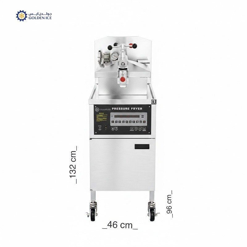 image (10) قلاية ضغط بروستد كهربائية سعة 25 لتر 6-7 دجاجات (مع فلتر تنقية زيت) - الصورة 1