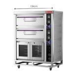 فرن كهربائي دورين مع خمارة بدون صينية