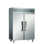 ثلاجة ستيل رأسية 2 باب 1476 لتر