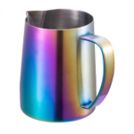 ⁦إبريق الحليب ملون سعة 600 مل ستانلس ستيل 304⁩ - الصورة ⁦2⁩