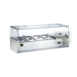 براد سلطات توب كاونتر ستيل 4 احواض دايموند DIAMOND