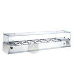 براد سلطات توب كاونتر ستيل 8 احواض دايموند صيني DIAMOND