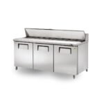 ثلاجة بيتزا ستيل 185 سم تي إم صيني TM