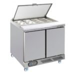 ثلاجة بيتزا وسلطات ستيل 82 سم ماليزي BERJAYA