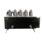 سماور شاي اسود فلامنجو 5 اباريق كهرباء تركي