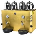 سماور شاي ذهبي جامبو 4 اباريق كهرباء تركي