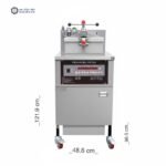 قلاية بروستد 25 لتر كهرباء اتوماتيك 6-7 دجاجات