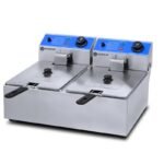 قلاية حوضين بالكهرباء للمطاعم 8 لتر للحوض