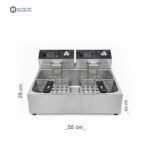 قلاية كهربائية 12 لتر واحد حوض 2 باسكت