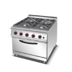 موقد 4 شعلة غاز مع فرن سفلي