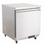 ثلاجة ١ باب تحت الطاوله ستيل